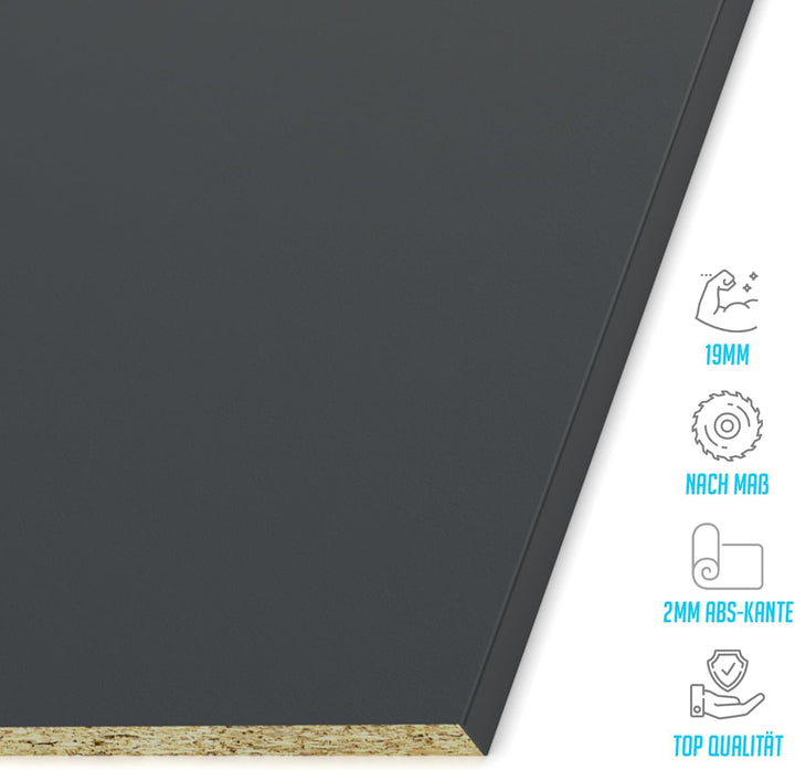 Einlegeboden Regalboden Holzboden 19mm nach Wunschmass max. 500mm breit x 400mm tief Zuschnitt Anfer