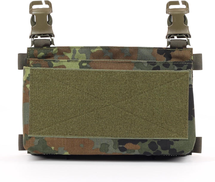 Zentauron Micro Battle Chest Rig (Extended) - Molle Mini Chest Rig für Profis - Flexibel, robust, ef