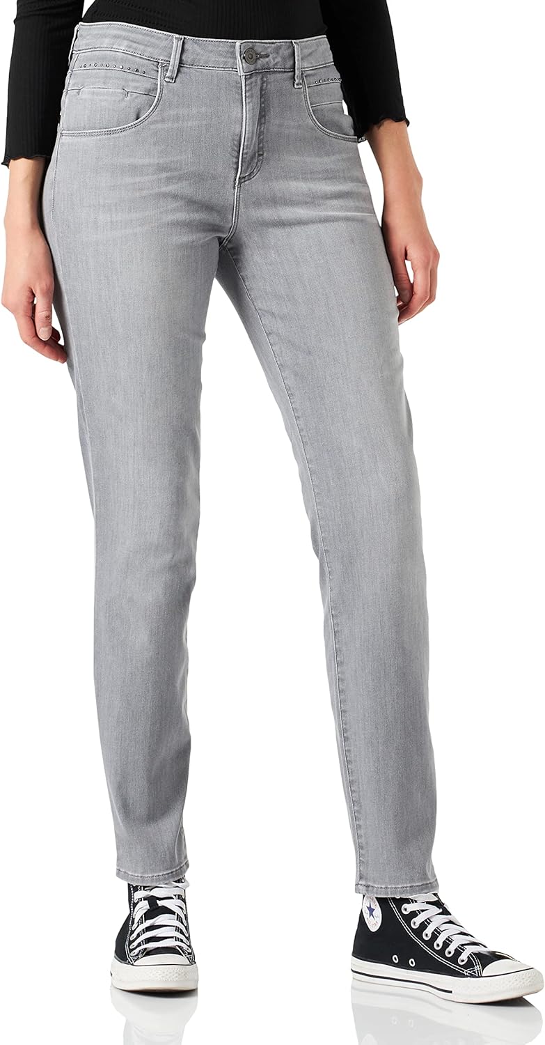BRAX Damen Style Shakira S Verkürzte Light Denim Jeans 26W / 30L Used Light Grey, 26W / 30L Used Lig