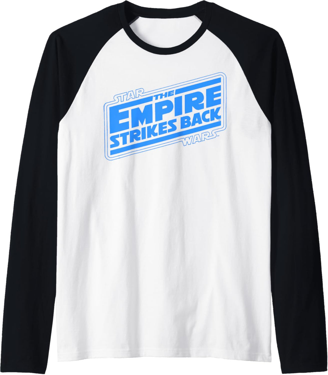 Star Wars Emperor Strikes Back Blue Logo Raglan