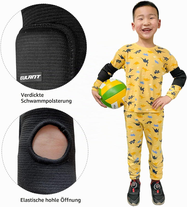 EULANT Kinder Kompression Arm Ärmel, Sport Arm Warmer Für Kinder, Ellenbogenschoner mit Hoher Elasti