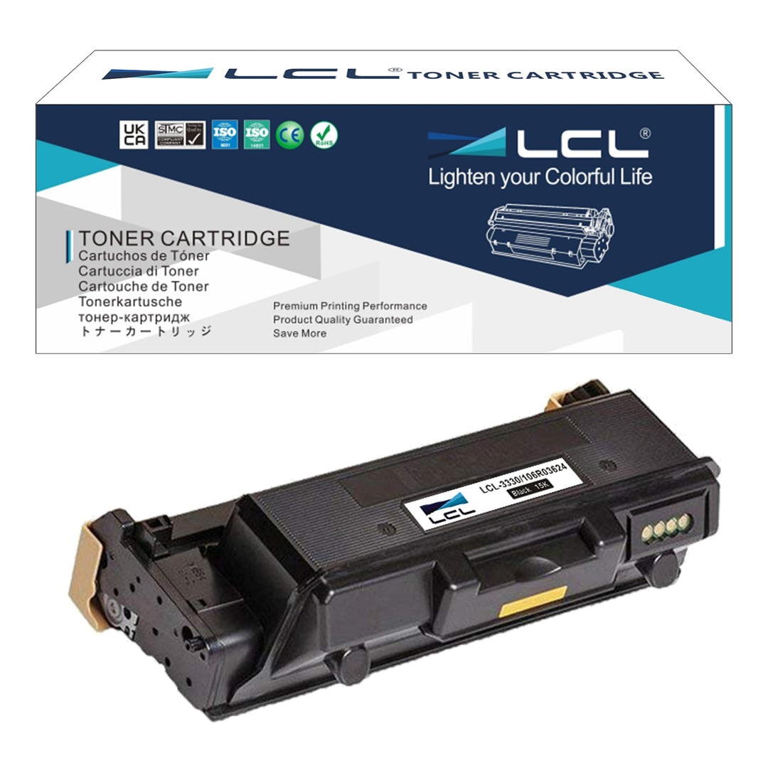 LCL Kompatibel Tonerkartusche WorkCentre 3335 3345 Phaser 3330 106R03624 15000 Seiten (1 Schwarz) Er