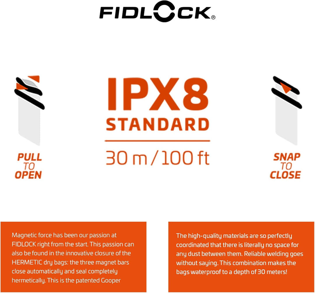 Fidlock Hermetic Drybag, Maxi, transparent/transparent maxi Transparent/Transparent, maxi Transparen