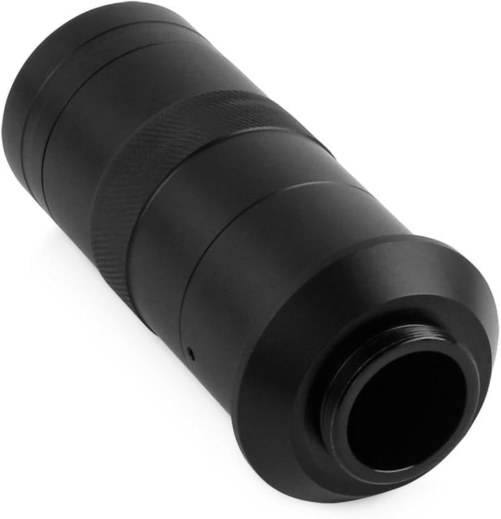 Waveshare 100X Mikroskop Objektiv für Raspberry Pi, C/CS-Mount, Metall, Schwarz, LED, 0.12X ~ 1.8X O