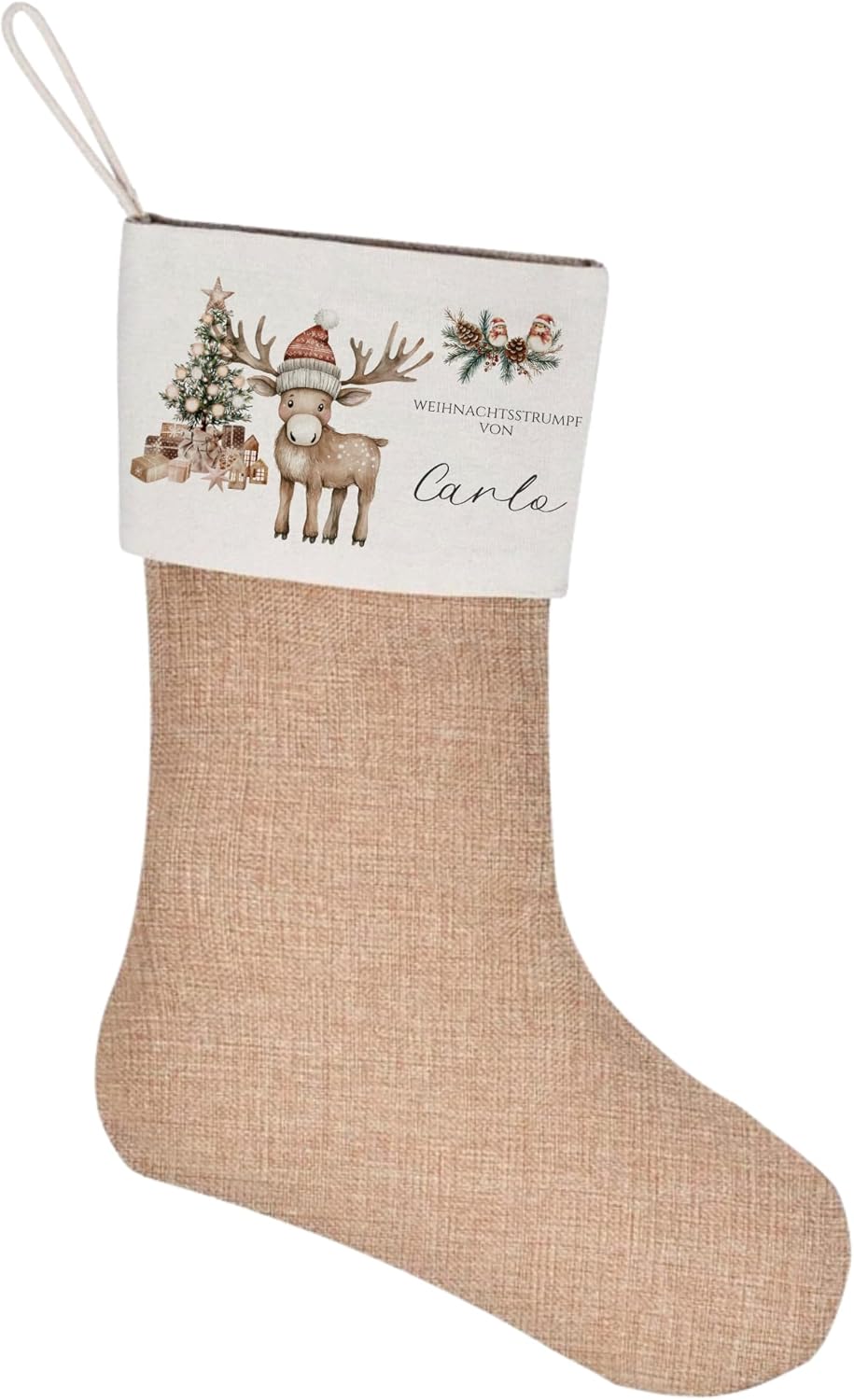 Manufaktur Liebevoll I Nikolausstrumpf Nikolausstiefel personalisiert Kinder Erwachsene Weihnachtsst