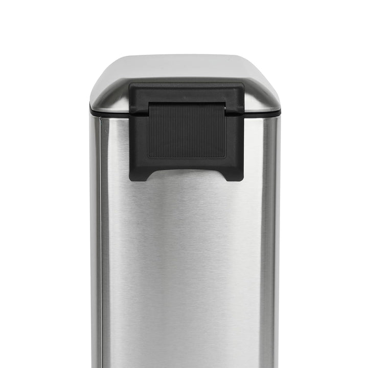 SVITA TS12 Edelstahl Mülleimer Treteimer Abfalleimer 12l inkl. Inneneimer Kunststoff Pedal Softclose