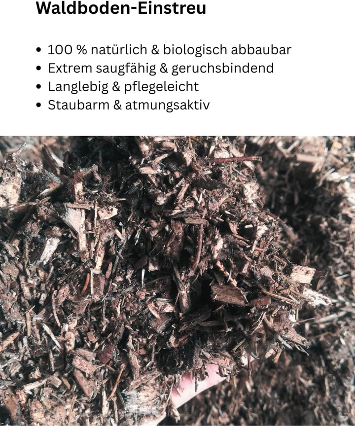 Jumbogras Waldboden Einstreu für Kleintiere und Grosstiere, natürliche Einstreu für Hasen, Kaninchen
