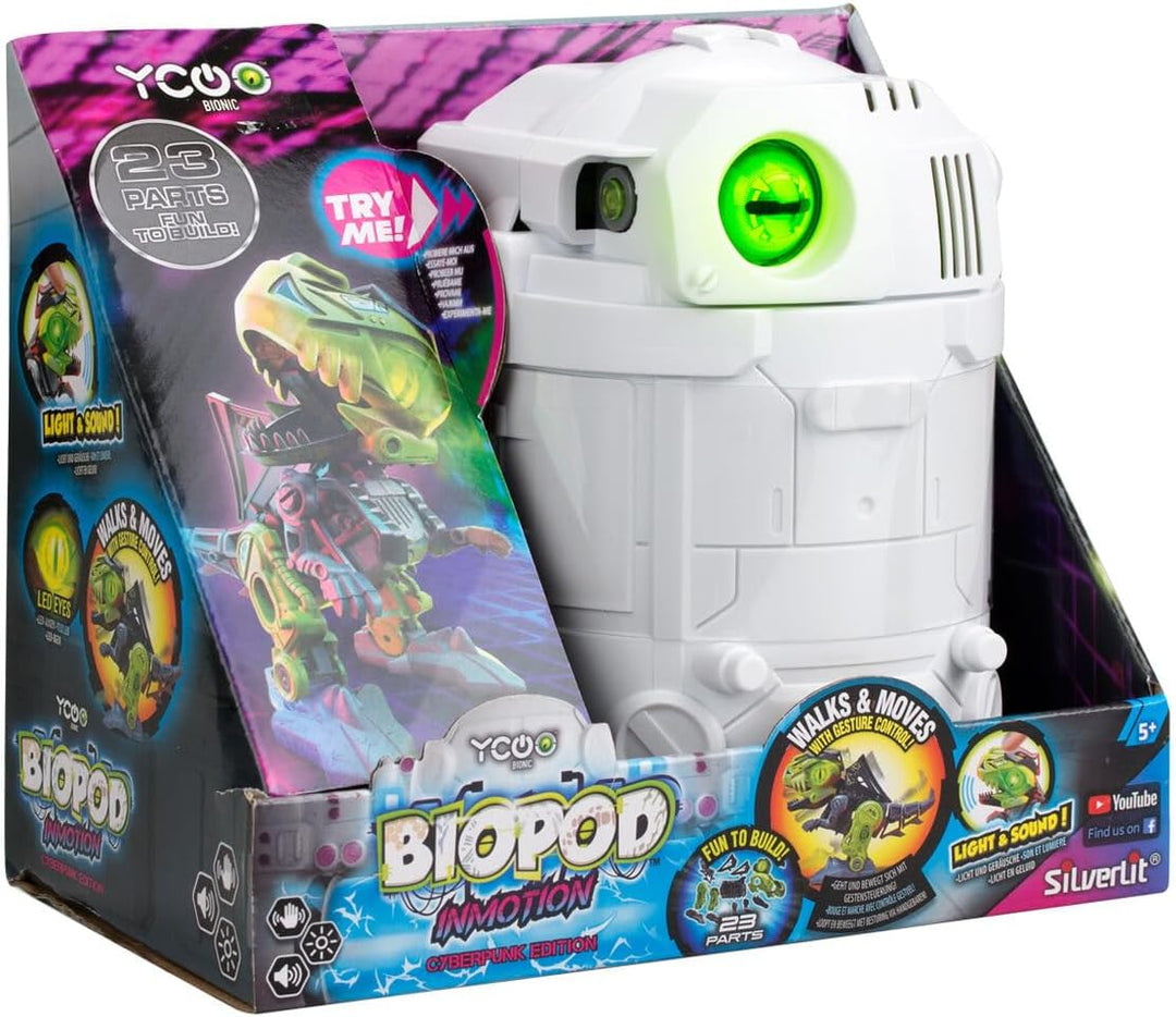 Silverlit Skip Hop - Spark Style Lunch Set Rakete Mega Biopod Cyber Punk 22 Cm, Mega Biopod Cyber Pu