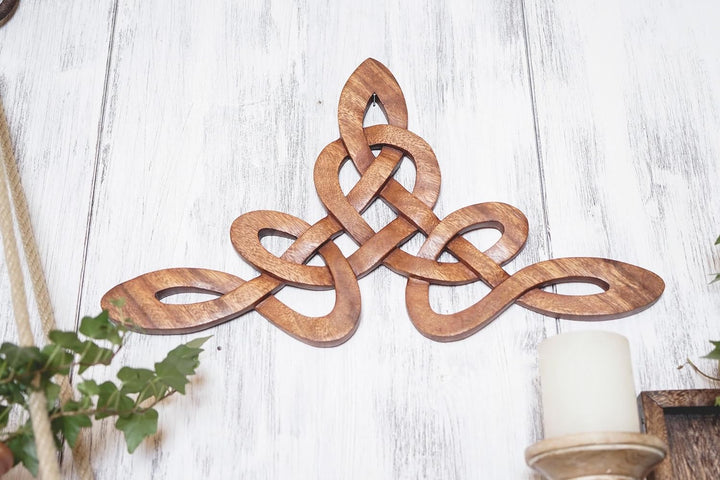 Windalf Grosses Celtic Irish Holzbild Celina 47 cm Skandinavisches Wandornament Harmony Nordisches W