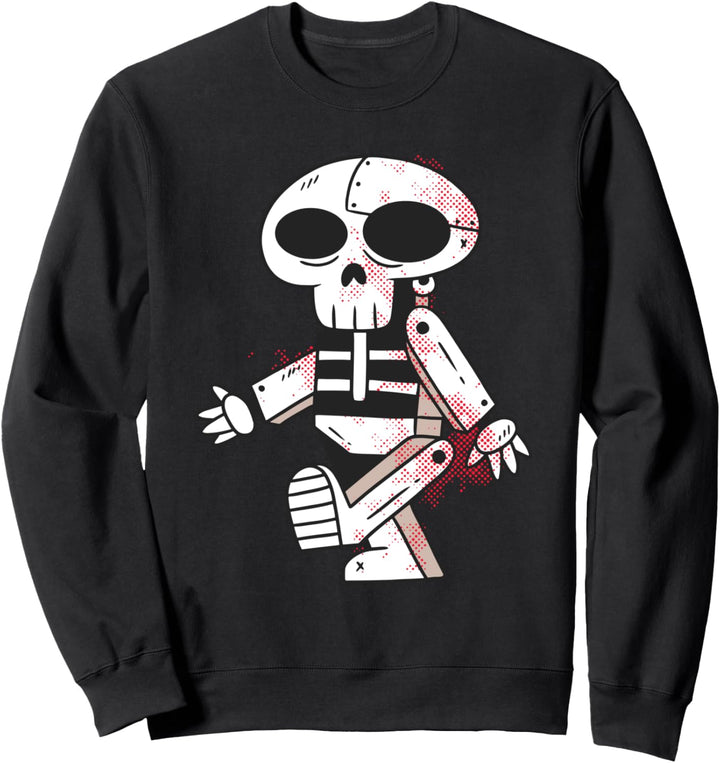Roboter Skelett Sweatshirt