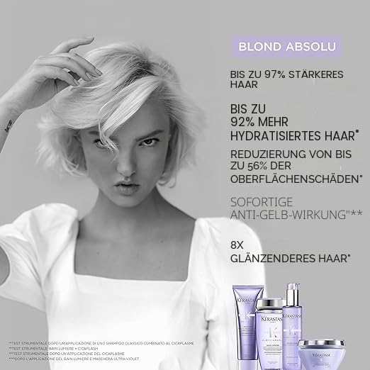 Kerastase Blond absolu Kit Bain lumiere 250ml Cicaflash 250ml Masque 200ml