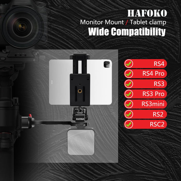 HAFOKO RS3 Gimbal Monitor Montieren RS2 Verlängerung Handhaben Platte w Tablette Montieren Grosser T