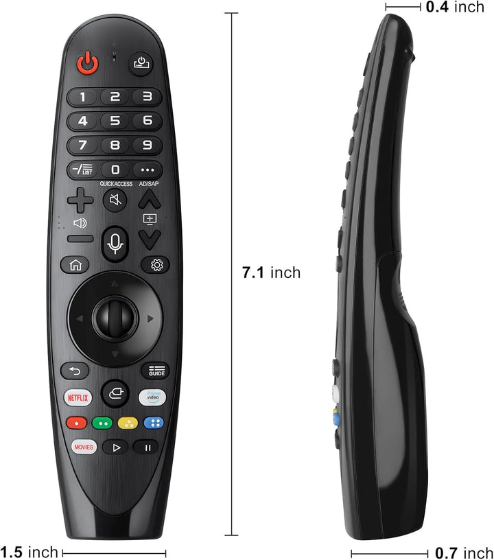 für LG-Magic-Remote, Fernbedienung für LG Fernseher Original, Ersatz für AKB75855501 AN-MR20GA für L