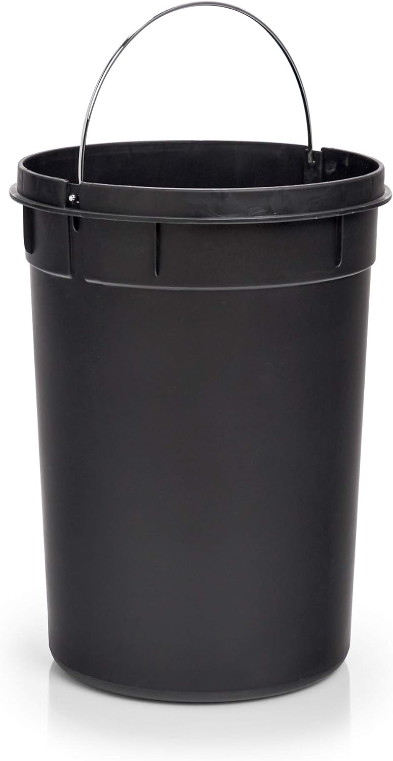 Zeller Treteimer, 12 ltr., ca. 27 x 27 x 40 cm, Edelstahl 12 L silber, 12 L silber