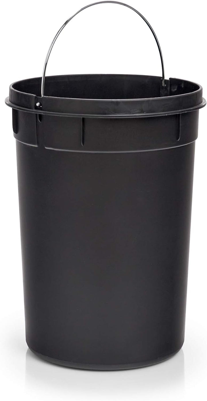 Zeller Treteimer, 12 ltr., ca. 27 x 27 x 40 cm, Edelstahl 12 L silber, 12 L silber