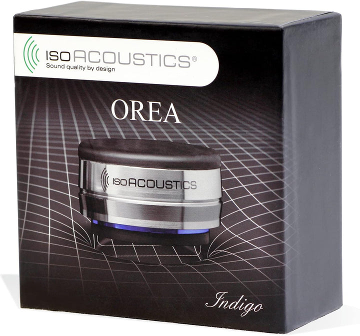 IsoAcoustics Orea-Serie mit Isolatoren für HiFi-Komponenten OREA Indigo – 7,2 kg max./Stück Indigo -