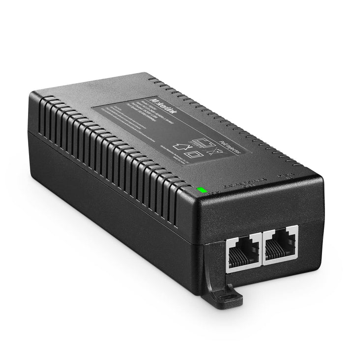 MokerLink 2.5 Gigabit PoE Injector, 802.3af/at/bt 60W, 2.5G/1G/100M Ethernet, Plug & Play, Nicht-PoE