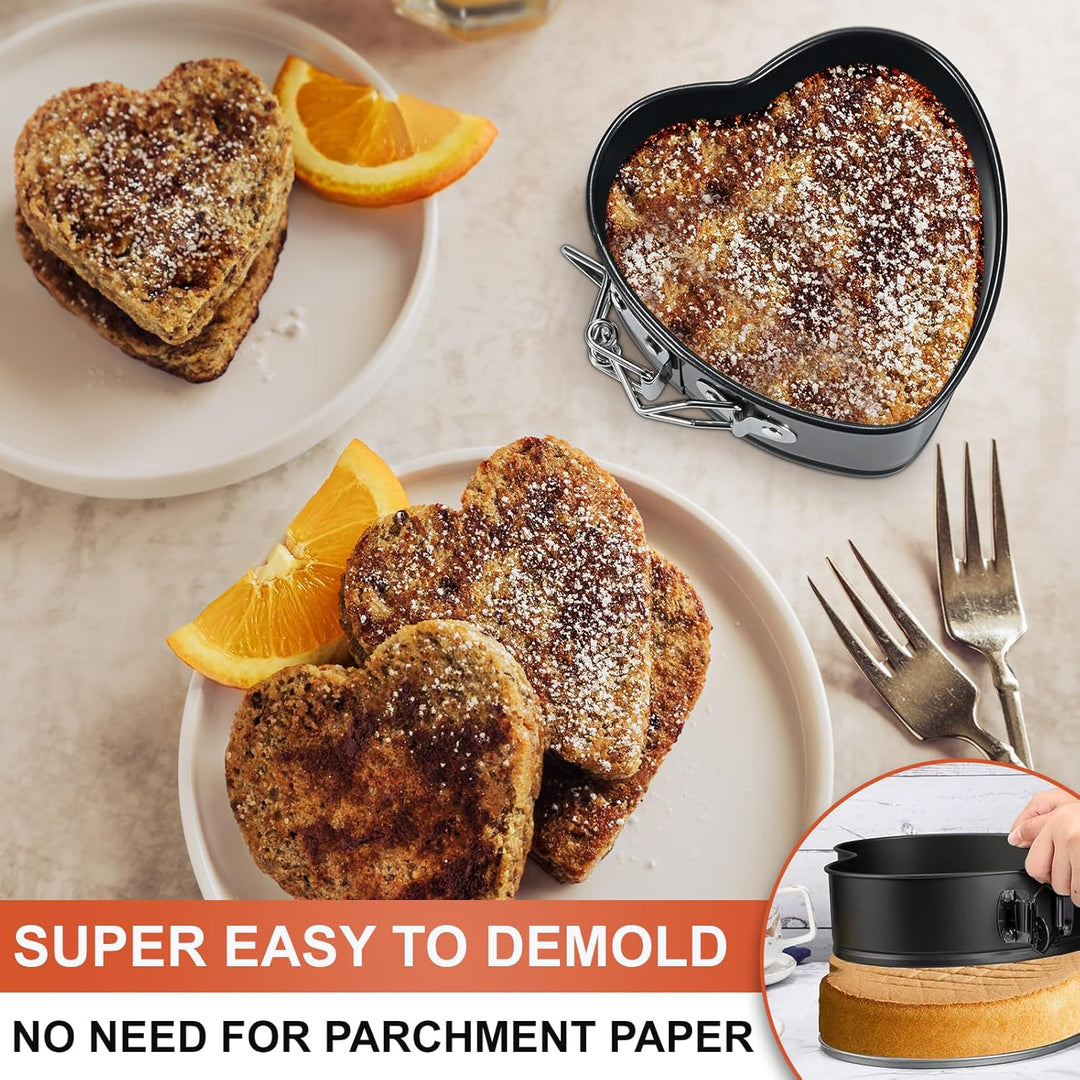 ECCOGREAT Antihaft Springform Kuchenform Brotbackform Auslaufsicher für Kuchen, Pizza und Pfannkuche