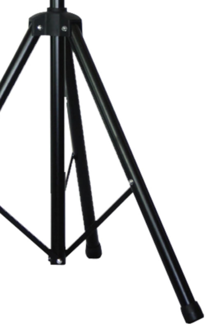 Ibiza - SS03 - Aluminium-Lautsprecherständer, max. 1,80 m und 30 kg - Inklusive Tragetasche - Schwar