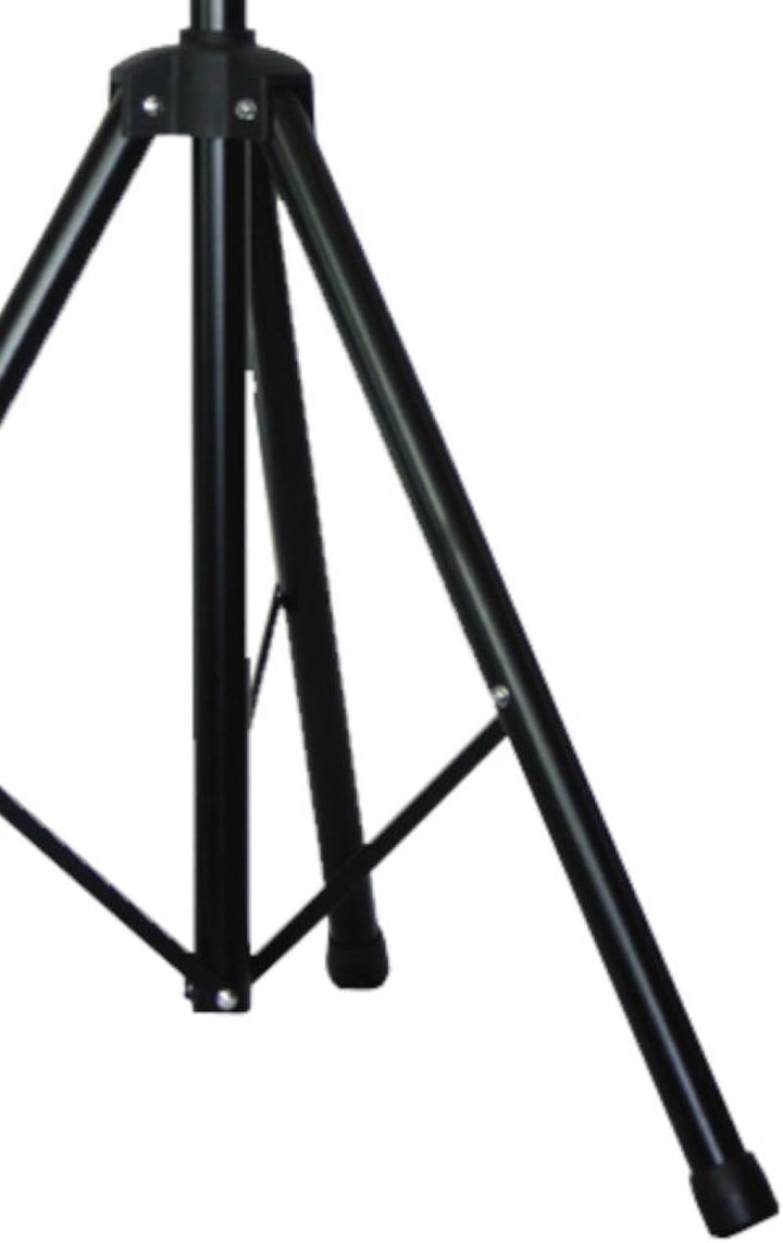 Ibiza - SS03 - Aluminium-Lautsprecherständer, max. 1,80 m und 30 kg - Inklusive Tragetasche - Schwar