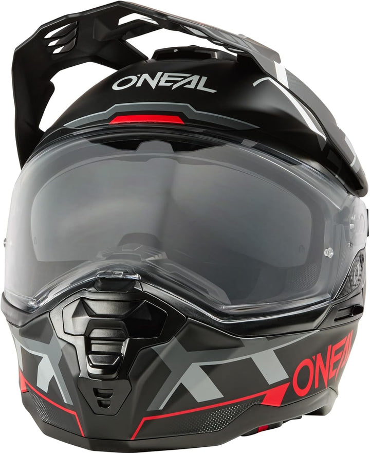 O'NEAL D-SRS Helm SQUARE Schwarz/Rot XS Schwarz, XS Schwarz