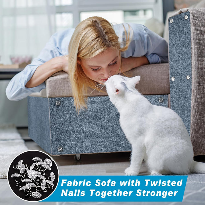300cm×40cm Kratzmatte Katze Selbstklebend, Kratzschutz Sofa Katze, Trimmbare DIY Katzen Kratzmatte m