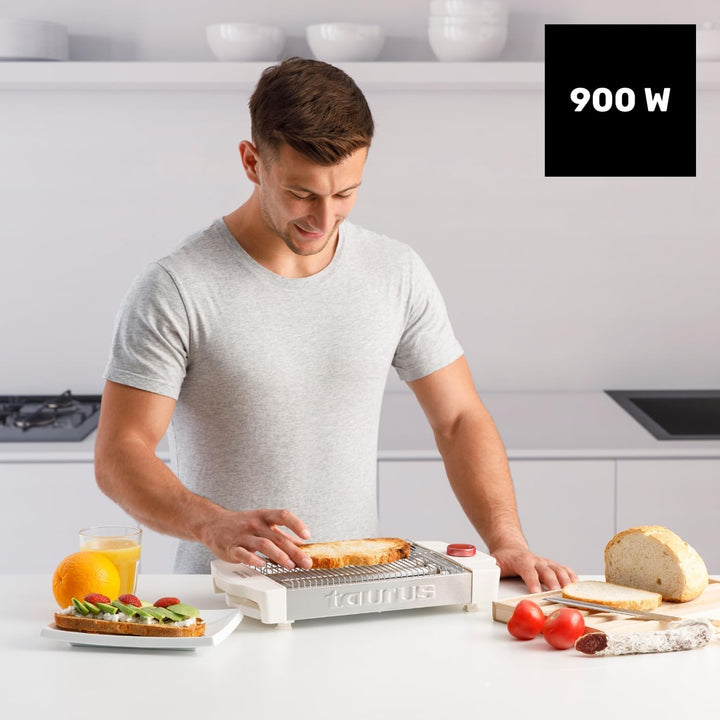 Taurus My Toast Toaster | Mit langem und extra breitem Schlitz | Kunststoff | Mehrfarbig 3 flache Wi