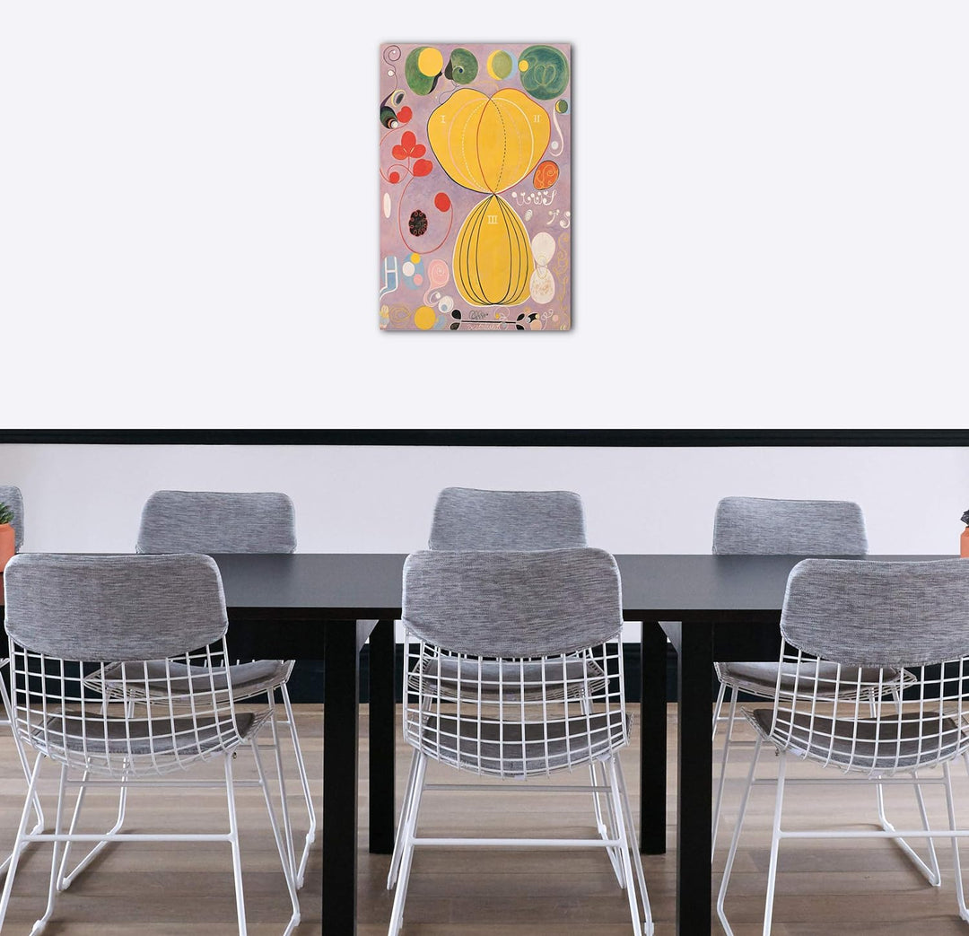 Printed Paintings Leinwand (60x80cm): Hilma af Klint - The Ten Largest, No 7, Adulthood (1907) 60x80