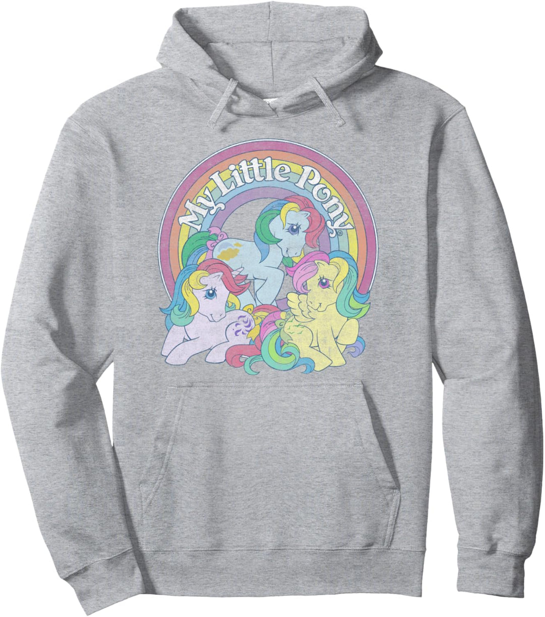 My Little Pony Group Windy, Sunlight, Skydancer Rainbow Logo Pullover Hoodie
