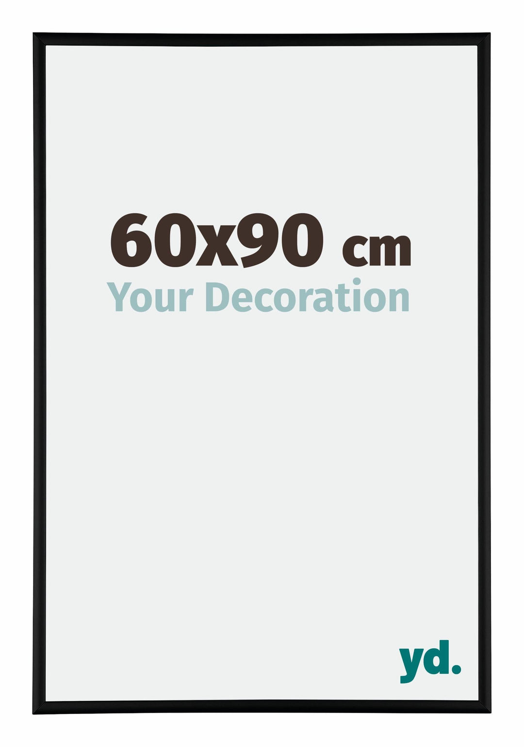 yd. Your Decoration - Bilderrahmen 60x90 cm - Bilderrahmen aus Aluminium mit Acrylglas - Antireflex
