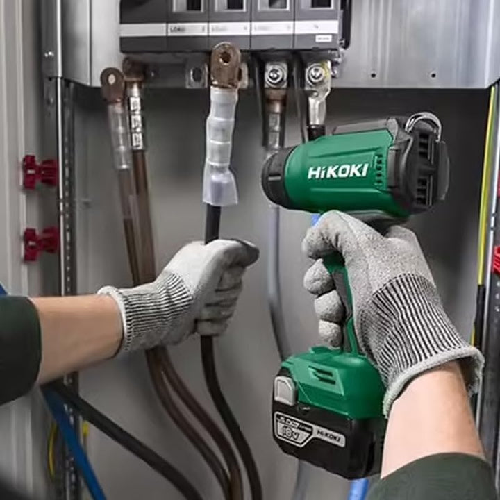 HIKOKI RH18DAW2Z Heissluftgebläse, 18 V, 30 bis 550 °C (nur Produkt) im Koffer