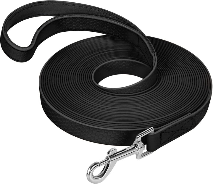 IOKHEIRA Trainingsleine für Hunde, wasserdichte Hundeleine mit Gepolstertem Griff 5m/10m/15m/20m, PV