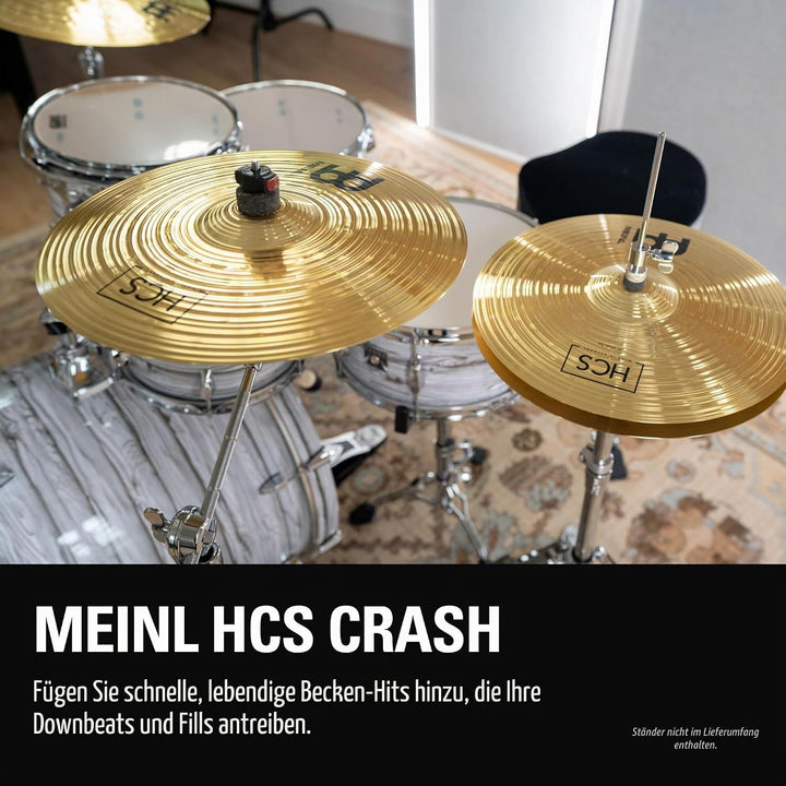 Meinl Cymbals HCS14C HCS Serie 35,56 cm (14 Zoll) Crash Becken Einzelbett, Einzelbett