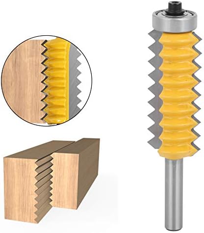 Fräser-Bit-Set, 8-Schaft-Holzbearbeitungs-Fräser, Schiene, Holm-Fräser, Umkehrbar, Fingerleim-Verbin