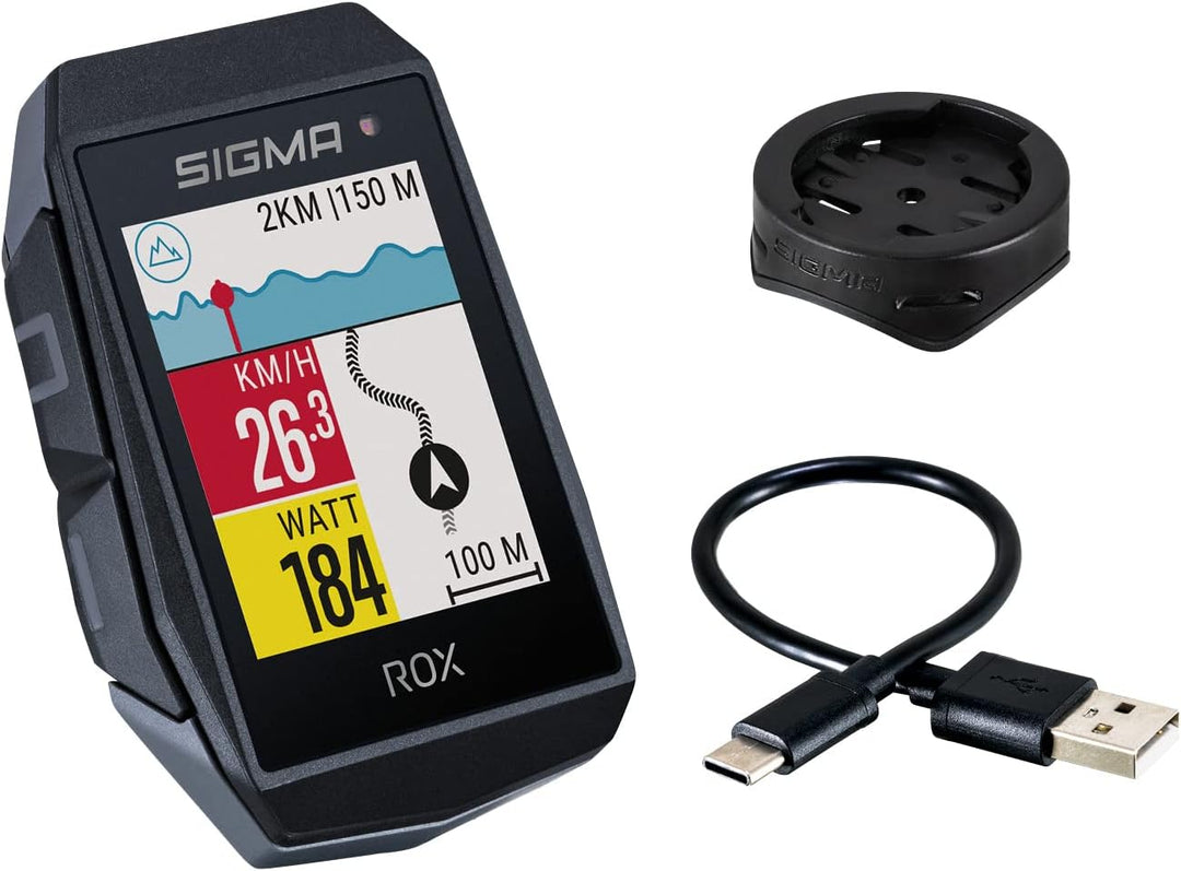 SIGMA ROX 11.1 Fahrradcomputer GPS I 150 Funktionen - Fahrrad Navi kompatibel mit Komoot & E-Bike Re