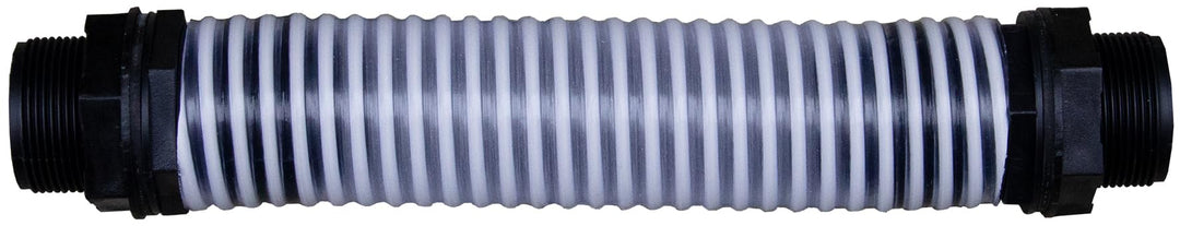 Garantia Regentonnen Verbindungsset 2“ (51 mm, Schlauchlänge 25 cm, Verbindungsschlauch für Regenwas