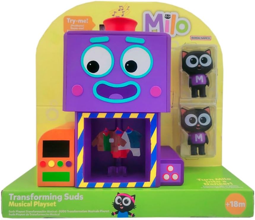 BANDAI Spielset Musical Suds Transformation mit exklusiver Milo Tänzerin Figur - Sounds, Musik und S
