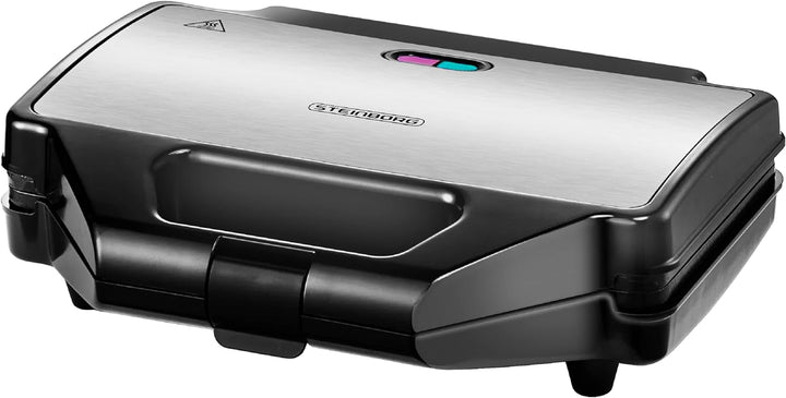 XXL Sandwichmaker | 4 Sandwichecken | Cool-Touch-Gehäuse | Antihaftbeschichtung | Sandwichtoaster |