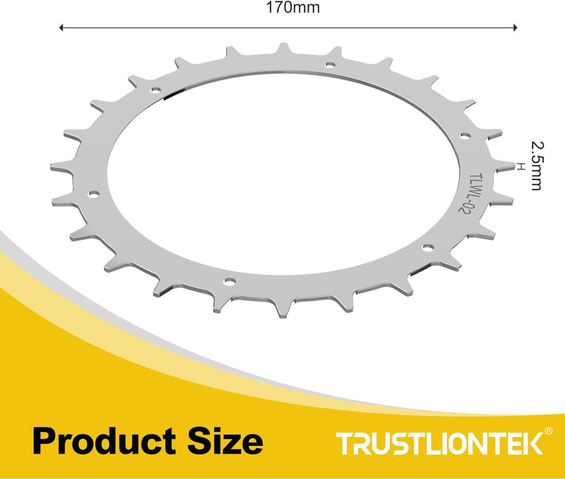 TRUSTLIONTEK Traktionsvorrichtung für Robotermäher Radzahn Spikes, Kompatibel mit Bosch Mährobotern，