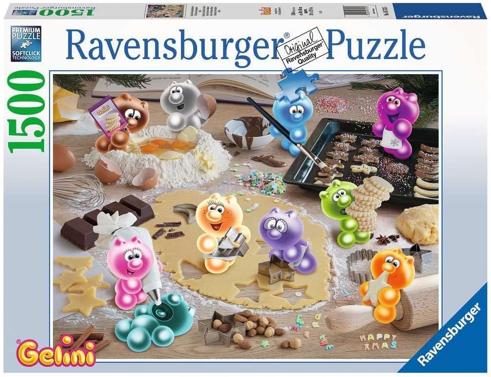 Ravensburger Puzzle 16713 - Gelinis Weihnachtsbäckerei - 1500 Teile Puzzle für Erwachsene und Kinder