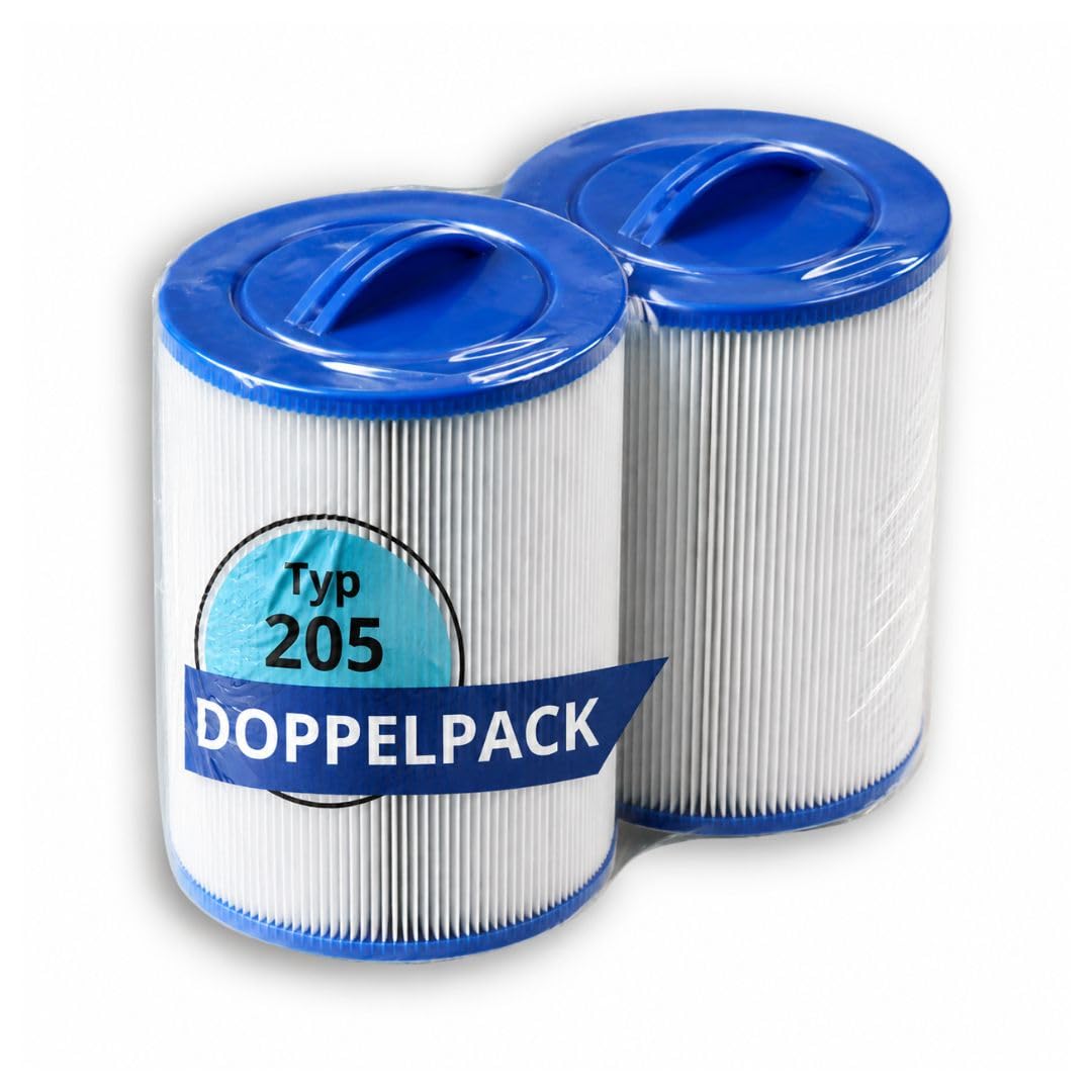 PrimeRelax Whirlpoolfilter, Kartuschenfilter 2er-Pack, Poolfilter, Whirlpool Filterkartusche, Spa Fi