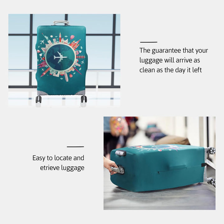 OrgaWise Kofferhülle Luggage Cover Gepäck Cover Gepäckabdeckung for Travel Luggage Schutzhülle Koffe