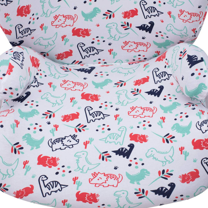 JYOKO KIDS Bezug kompatibel mit Britax Romer Kidfix, aus Baumwolle (Romer Kidfix, DINO PARTY), DINO