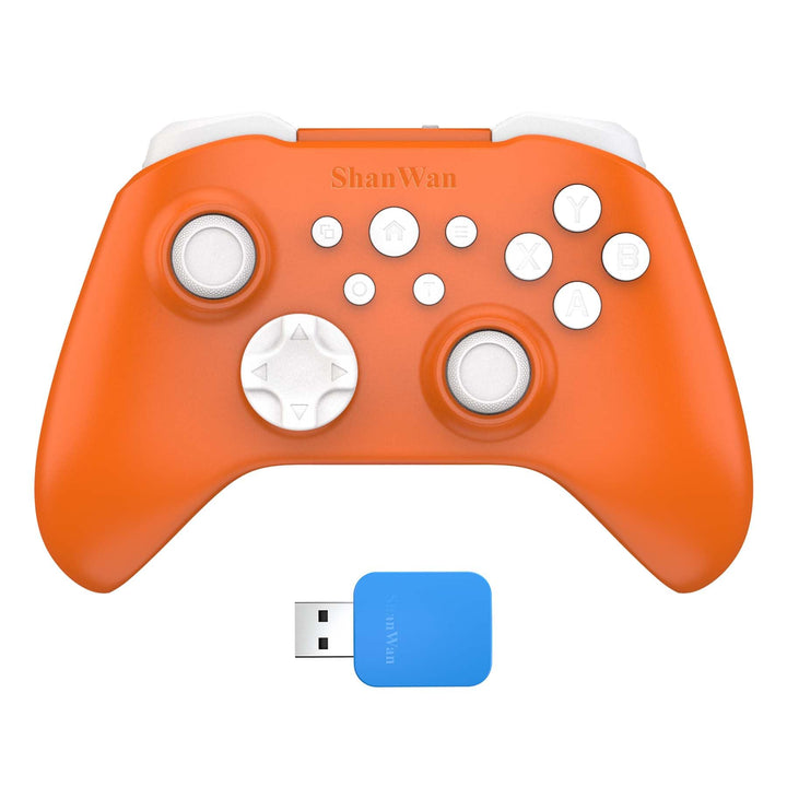 ShanWan Wireless Controller für Windows- PC, Android, iPhone, Android, Switch, Steam, Gamepad 2.4G B