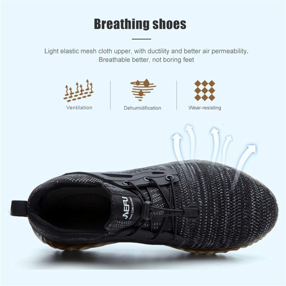 Arbeitsschuhe Herren Sneaker Sicherheitsschuhe Damen Stahlkappe Schutz Turnschuhe Sportlich Stiefel