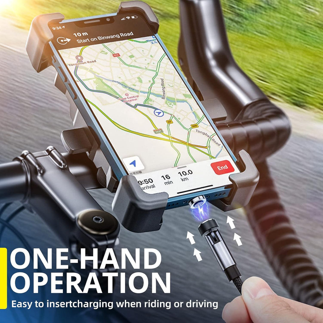 GUUGEI 5 in 1 ladekabel magnetisch USB C kabel [4Pack 1m+2m+2m+3m] 540° drehbares Handy-Schnellladek