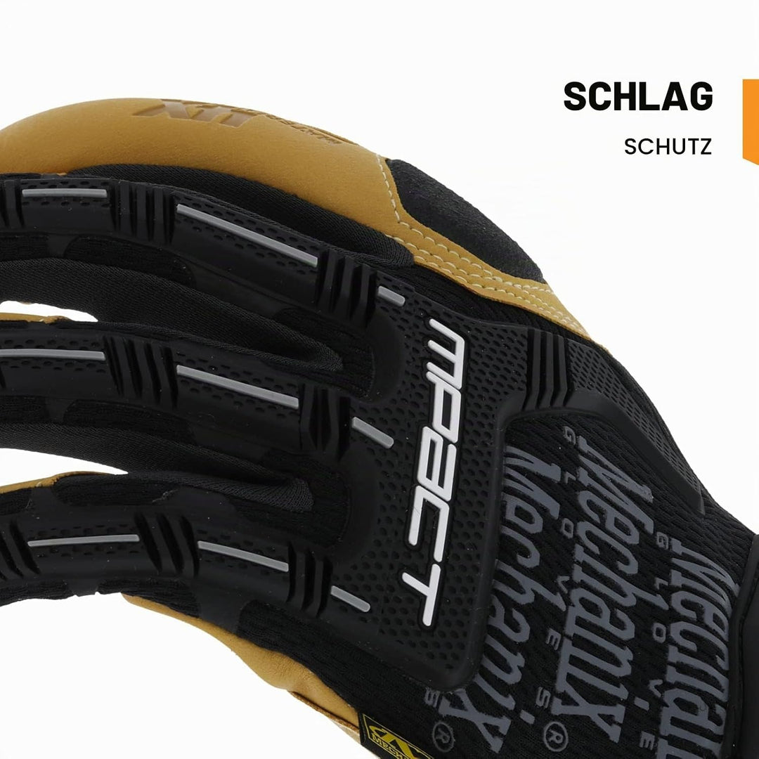 Mechanix Wear: Material4X M-Pact Kunstleder-Arbeitshandschuhe – Aufprallschutz, absorbiert Vibration