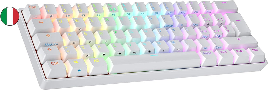 Ranked N60 Nova Mechanische 60 Prozent Tastatur | Hotswap Gaming Keyboard | 62 Programmierbare Taste