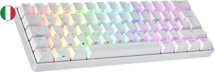 Ranked N60 Nova Mechanische 60 Prozent Tastatur | Hotswap Gaming Keyboard | 62 Programmierbare Taste