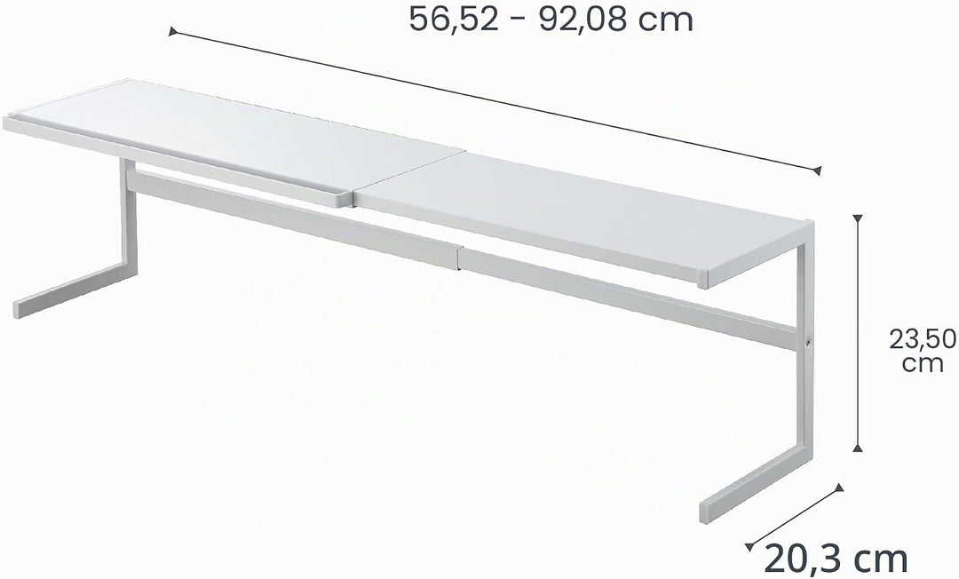 Extendable kitchen rack - Tower - white Einheitsgrösse Weiss, Einheitsgrösse Weiss